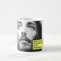 The Jesus Christmas Birthday Mug mugs