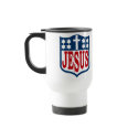 The Jesus Football League Travel Mug White