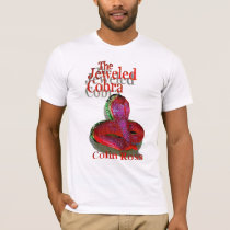 The Jeweled Cobra Tshirt with red, green and gold by dawntheartist The Jeweled Cobra Tshirt with red, green and gold