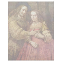 The Jewish Bride (The Couple) By Rembrandt Van Rij Personalized Letterhead