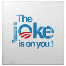 The Joke is on you Faded.png Napkin