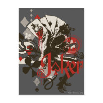 The Joker - 4 Aces Bleeding Heart Devil Post Card