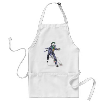 The Joker Casts Cards aprons