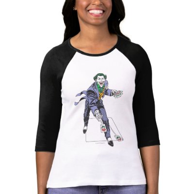 The Joker Casts Cards t-shirts