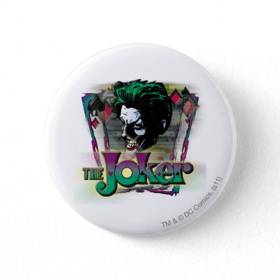 The Joker - Face and Logo buttons