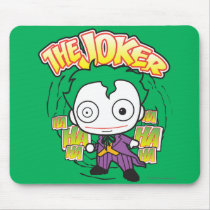 the joker, chibi joker, japanese toy, dc comics, joker design, joker graphic, joker ha haha hahaha, joker laugh, cartoon joker, Mouse pad with custom graphic design