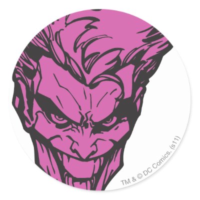 The Joker Pink stickers