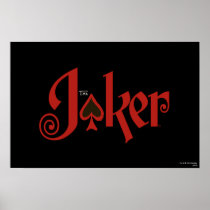 The Joker Playing Card Logo Print