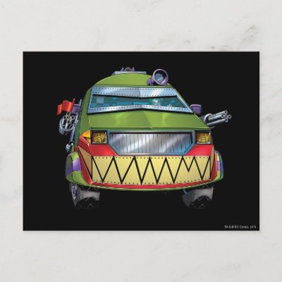 The Joker's Car postcards