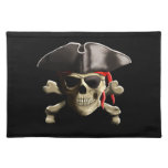 The Jolly Roger Pirate Skull Place Mat
