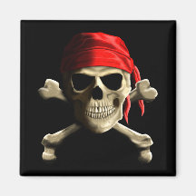 The Jolly Roger Refrigerator Magnet