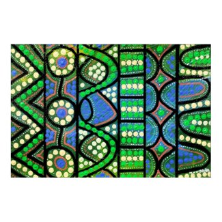 The Journey Green print
