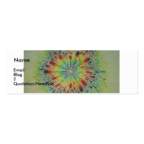 The journey Home, Name, Email, Blog, ?, Quota... Business Card Template