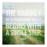 The Journey of A Thousand Miles Poster