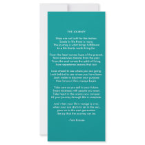 THE JOURNEY. RACK CARD TEMPLATE