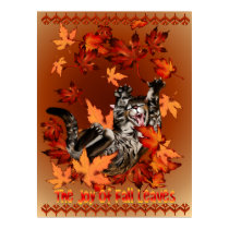 The Joy Of Fall Leaves Poster posters