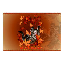 The Joy Of Fall Leaves Print