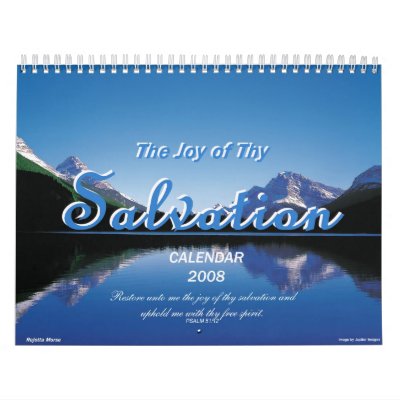 "The Joy of thy Salvation" Calendar by rrmorse