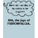 The Joys of Fibromyalgia t-shirts