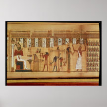 The Judgement of Osiris, detail Print