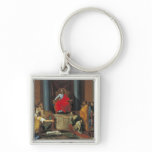The Judgement of Solomon, 1649 Keychain