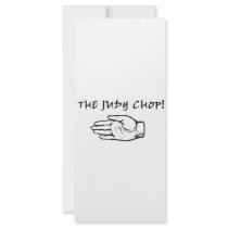 The Judy Chop! Custom Rack Card
