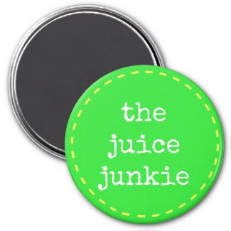 The Juice Junkie - Logo Magnet