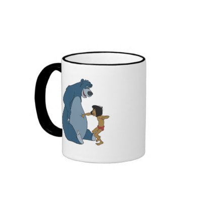 The Jungle Book Baloo and Mowgli Disney mugs