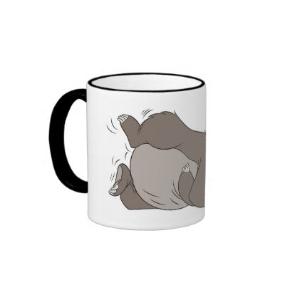 The Jungle Book Baloo laughing on the ground mugs