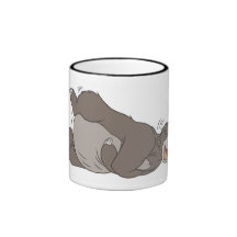 The Jungle Book Baloo laughing on the ground Coffee Mugs