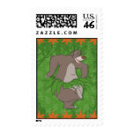 The Jungle Book Baloo with Grass Skirt Postage Stamp