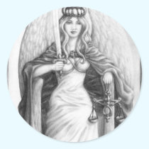 The Justice stickers