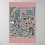 The Kanadehon Chushingura by Katsushika,Hokusai Posters