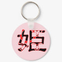 The Kanji character of Princess keychains by kooljapan The Kanji character of Princess keychains