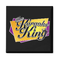 The Karaoke King Magnet by KaraokeKing The Karaoke King Magnet