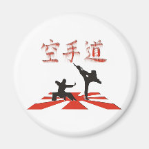 The Karate Perspective Fridge Magnet