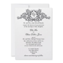 The 'Kate' Monogram Wedding invitation