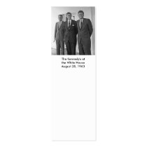 The Kennedy's at the White House,August 28, 1963 business cards