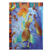The Kente Cloth Cellist cards by JudithSheldon The Kente Cloth Cellist cards