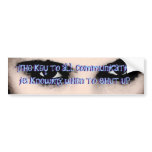 The Key Bumper Sticker