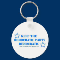 The key to keeping the Democratic Party democratic keychains by TheDenverGroup The key to keeping the Democratic Party democratic keychains