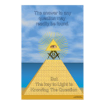 The Key to Light posters by masonicshop The Key to Light posters