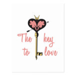 The Key to my Love Postcards