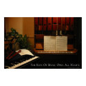 The Keys of Music Open All Hearts posters