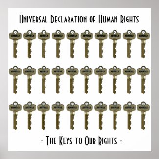 The Keys to Our Rights Posters