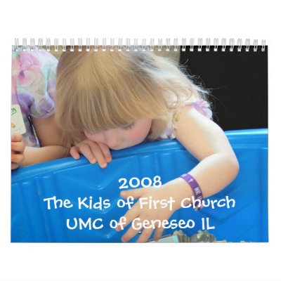 The Kids of First Church Calendars by mrsmas