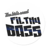 The kids want FILTHY BASS funny DJ Dubstep stickers