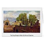 The King Bridge In Berlin By Eduard Gaertner Cards