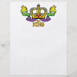 The King gets the BIG beads Custom Flyer
