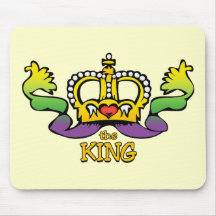 The King gets the BIG beads Mousepad